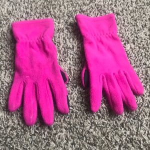 cute pink gloves
